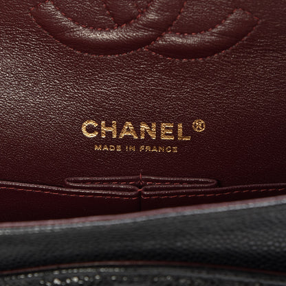 Chanel Caviar Quilted Medium Double Flap Black 6 of 7