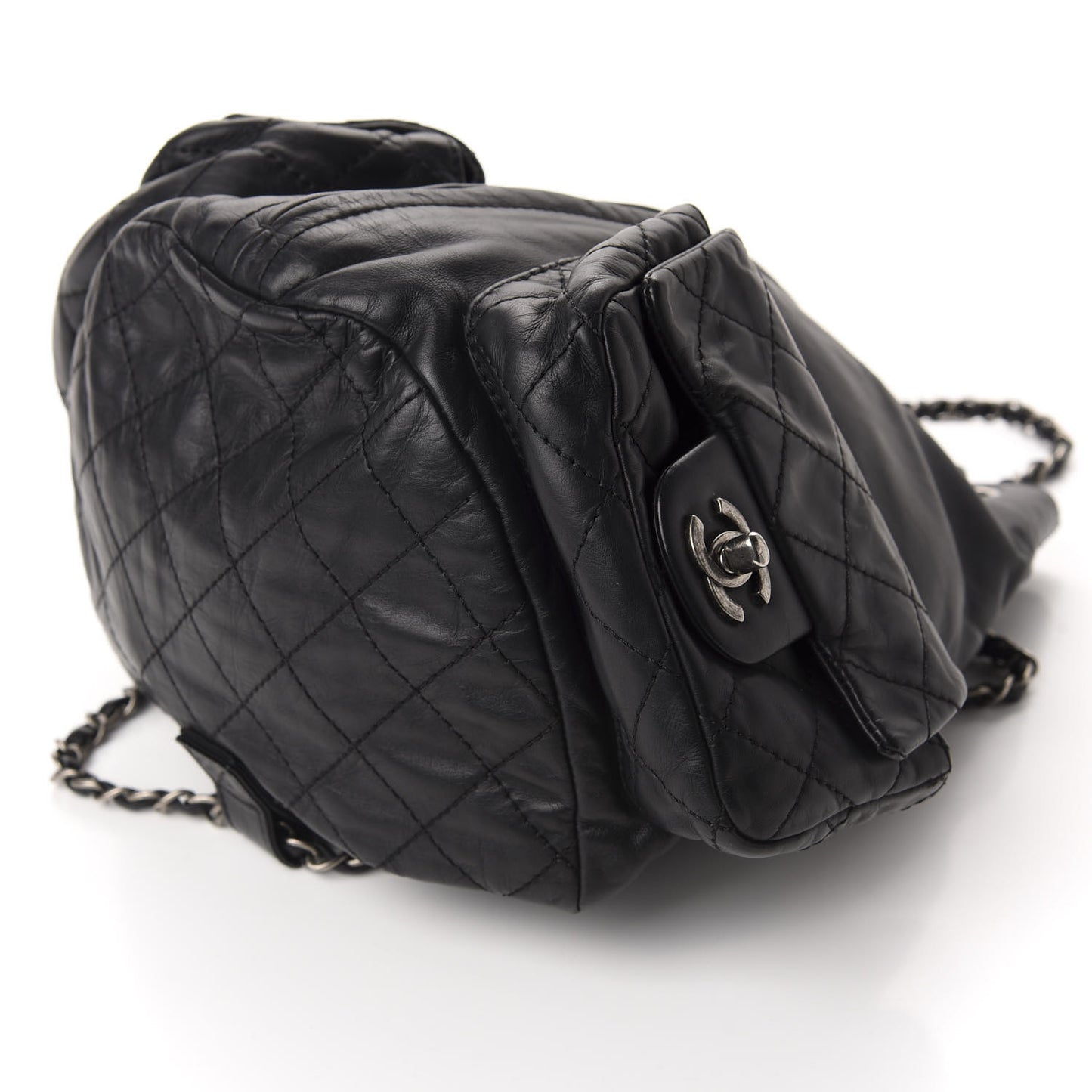 Calfskin Large Backpack Is Back Black