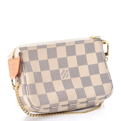 Louis Vuitton Damier Azur Mini Pochette Accessories 3 of 7
