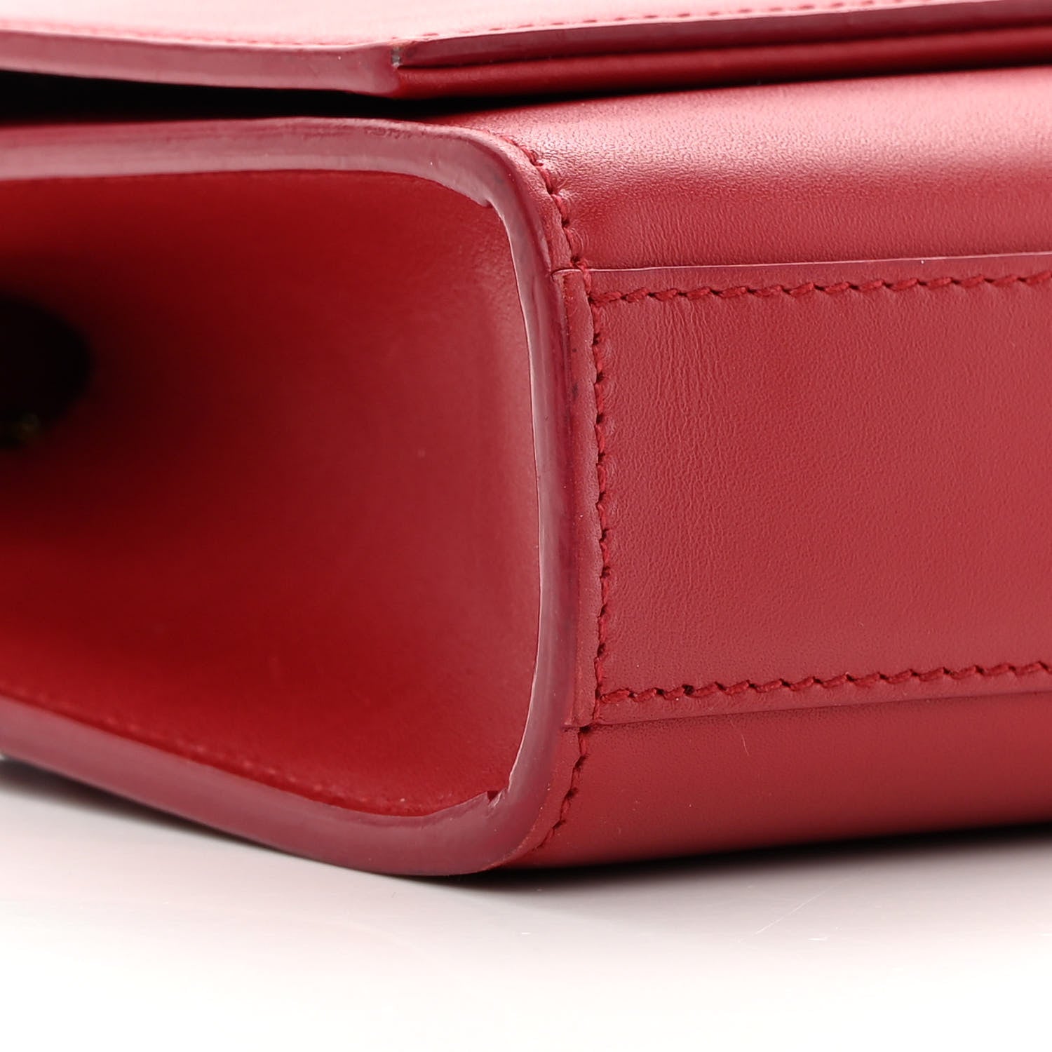 Saint Laurent Smooth Calfskin Medium Classic Monogram Kate Tassel Satchel New Lipstick 9 of 16