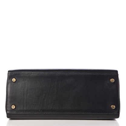 Hermes Box Kelly Retourne 28 Black 7 of 43