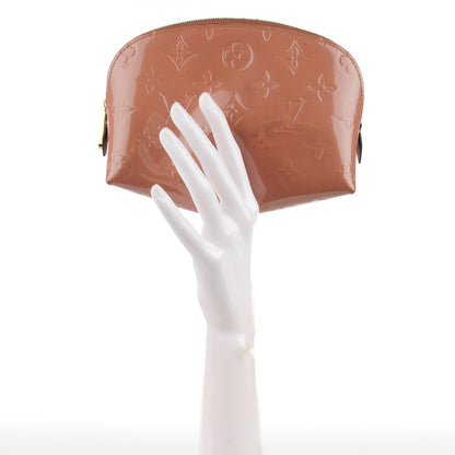 Louis Vuitton Vernis Cosmetic Pouch Rose Velours 2 of 8