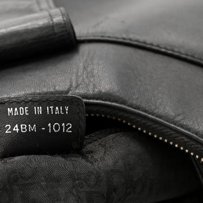 Christian Dior Calfskin Admit It Hobo Black 7 of 12