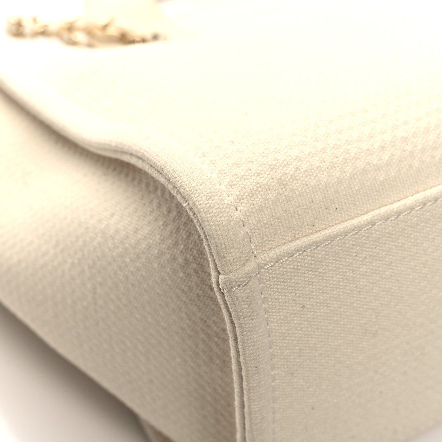Chanel Mixed Fibers Small Deauville Tote White 13 of 15