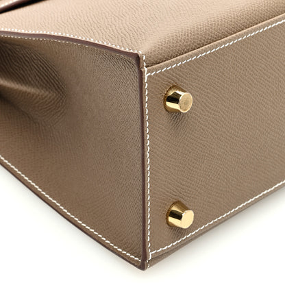 Hermes Epsom Kelly Sellier 25 Etoupe 9 of 11