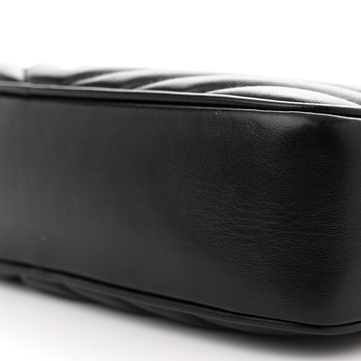 Saint Laurent Calfskin Matelasse Monogram Monochrome Lou Camera Bag Black 10 of 16