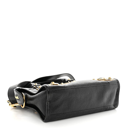 Balenciaga Chevre Gold Metallic Edge Hardware Mini City Black 5 of 11
