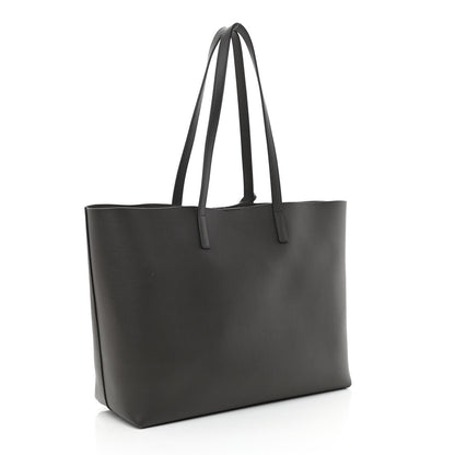Saint Laurent Calfskin Large Shopping Tote Dark Grey 4 of 13