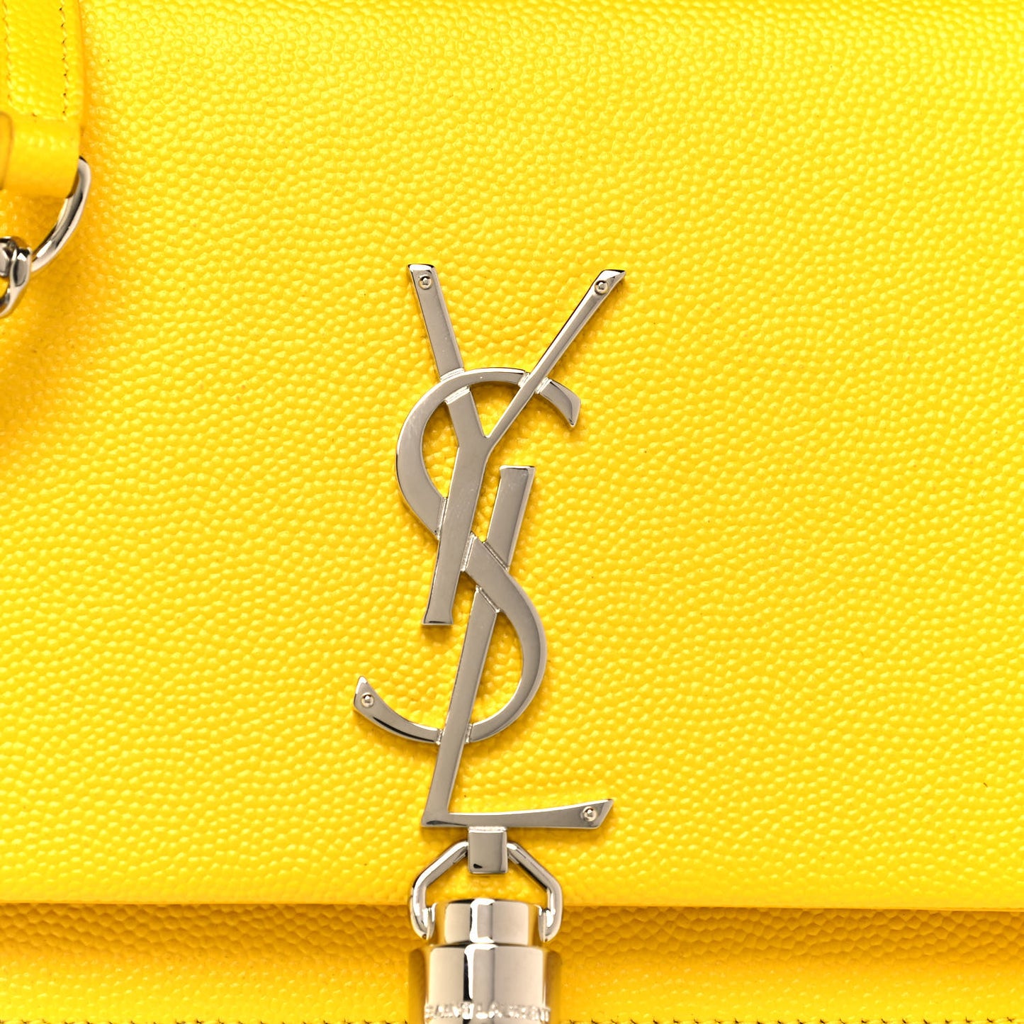 Grain De Poudre Classic Monogram Kate Tassel Chain Wallet Mimosa