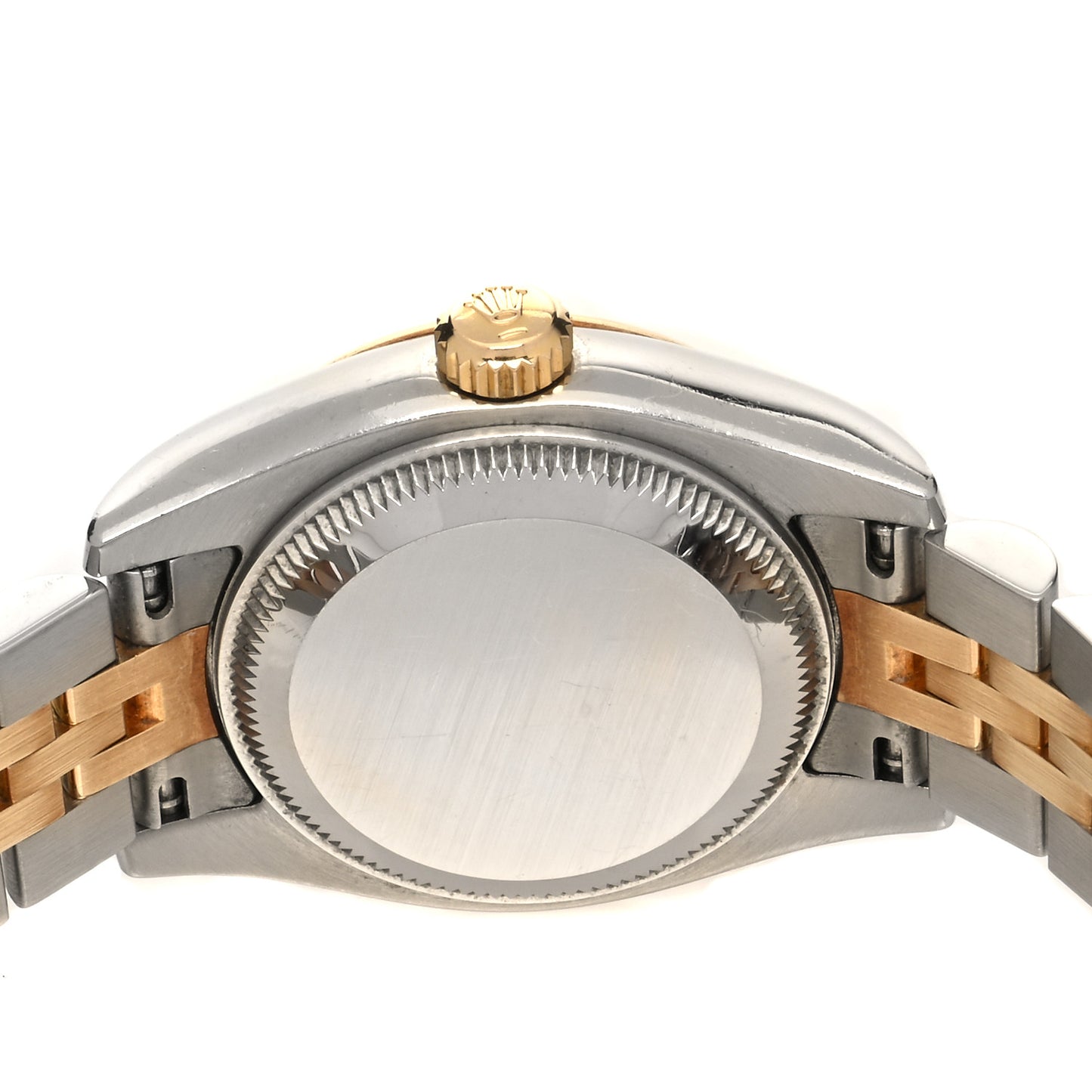 Stainless Steel 18K Yellow Gold Diamond 26mm Oyster Perpetual Datejust Watch Champagne 179173