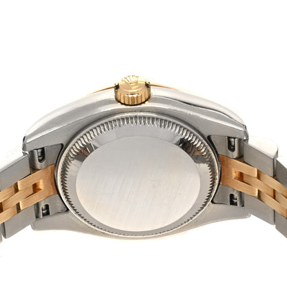 Rolex Stainless Steel 18K Yellow Gold Diamond 26mm Oyster Perpetual Datejust Watch Champagne 179173 4 of 5