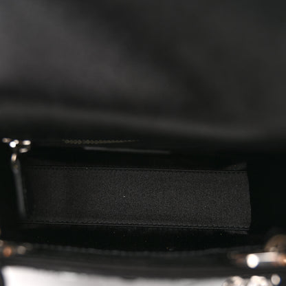 Christian Dior Satin Crystal Cannage Mini Lady Dior Black 5 of 9