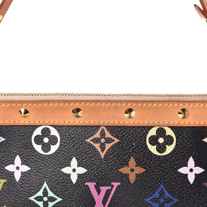 Louis Vuitton Monogram Multicolor Pochette Accessories Black 11 of 16