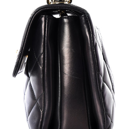 Chanel Lambskin Quilted Small Trendy CC Dual Handle Flap Bag Black 14 of 17