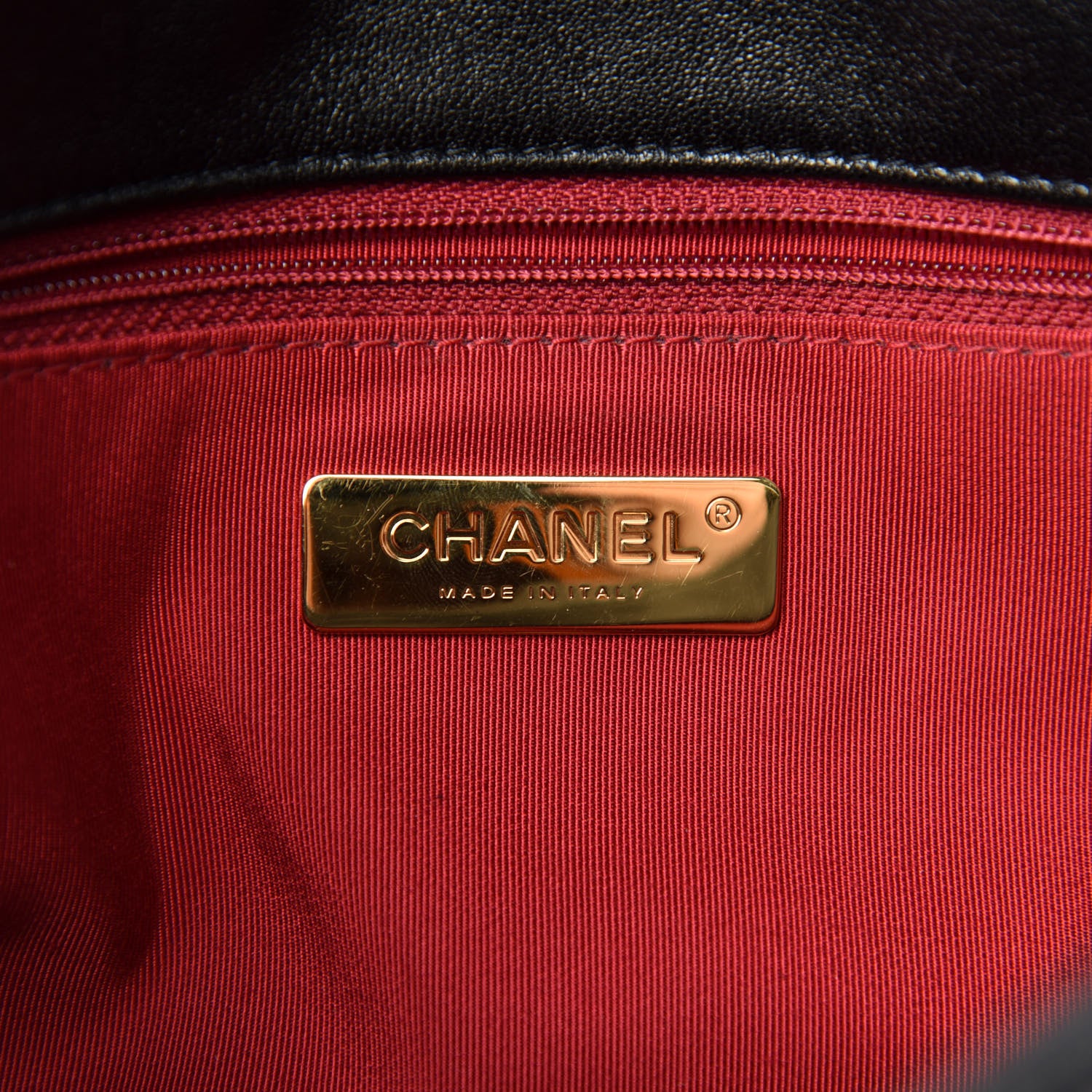Chanel Lambskin Quilted Medium Chanel 19 Flap Black 8 of 10