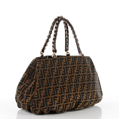 Fendi Zucca Mia Tote Tobacco 3 of 9