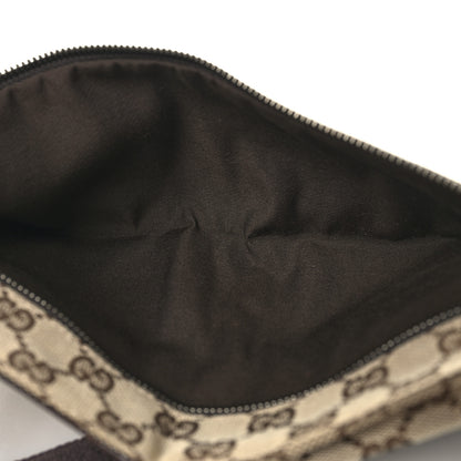 Gucci GG Monogram Double Pocket Belt Bag Dark Brown 5 of 10