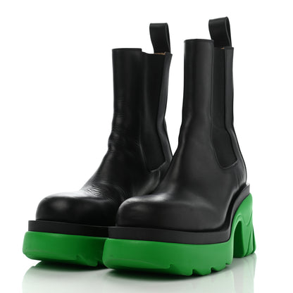 Bottega Veneta Calfskin The Flash Chelsea Boots 38 Black Grass 3 of 15