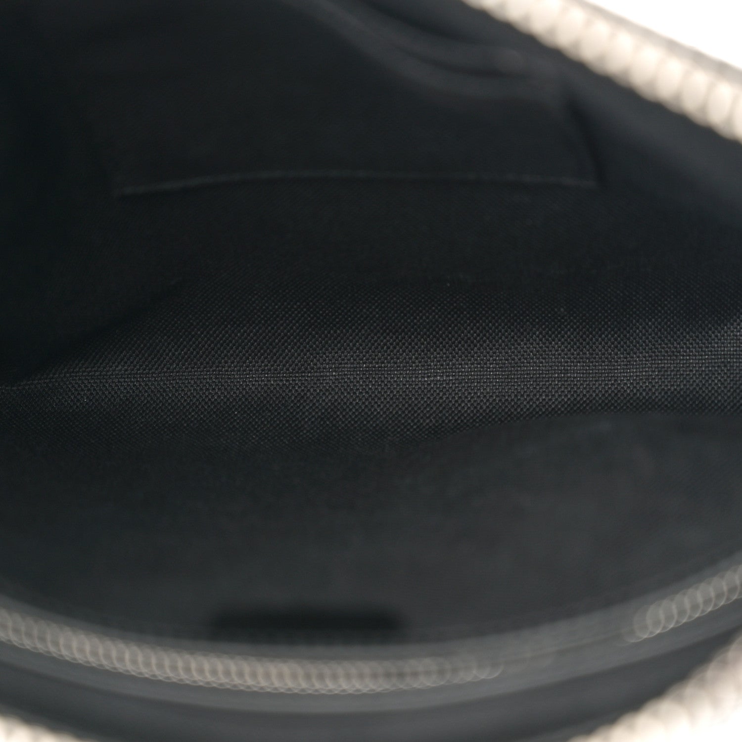 Gucci GG Supreme Monogram Appia Calfskin Web Flat Messenger Bag Black Grey 5 of 10
