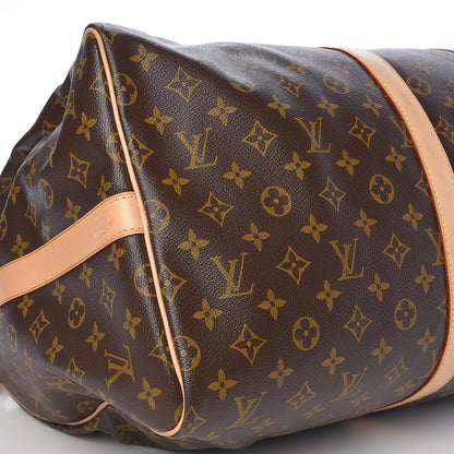 Louis Vuitton Monogram Keepall Bandouliere 55 8 of 11