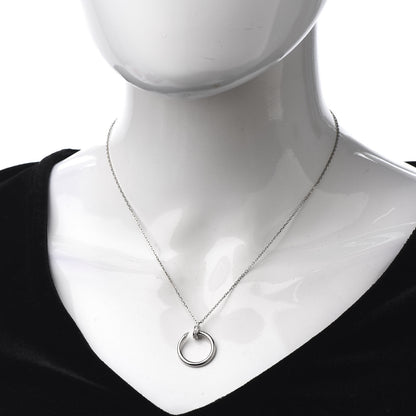 Cartier 18K White Gold Diamond Juste Un Clou Necklace 2 of 8