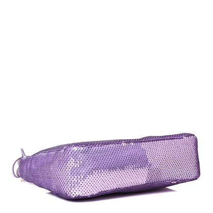 Prada Paillettes Sequin Mini Re-Edition 2000 Bag Lilium Black 5 of 13