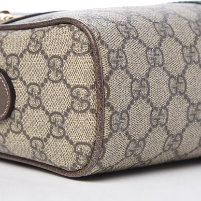 Gucci GG Supreme Monogram Web Small Ophidia Shoulder Bag Brown 8 of 10