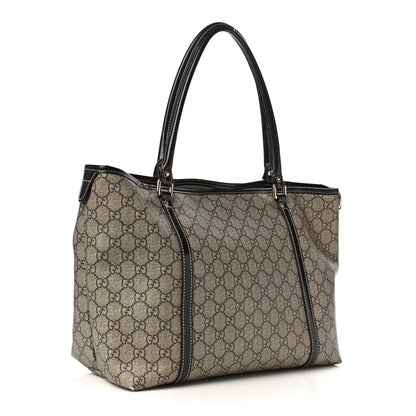 Gucci GG Plus Monogram Tattoo Heart Medium Joy Tote Dark Brown 3 of 20