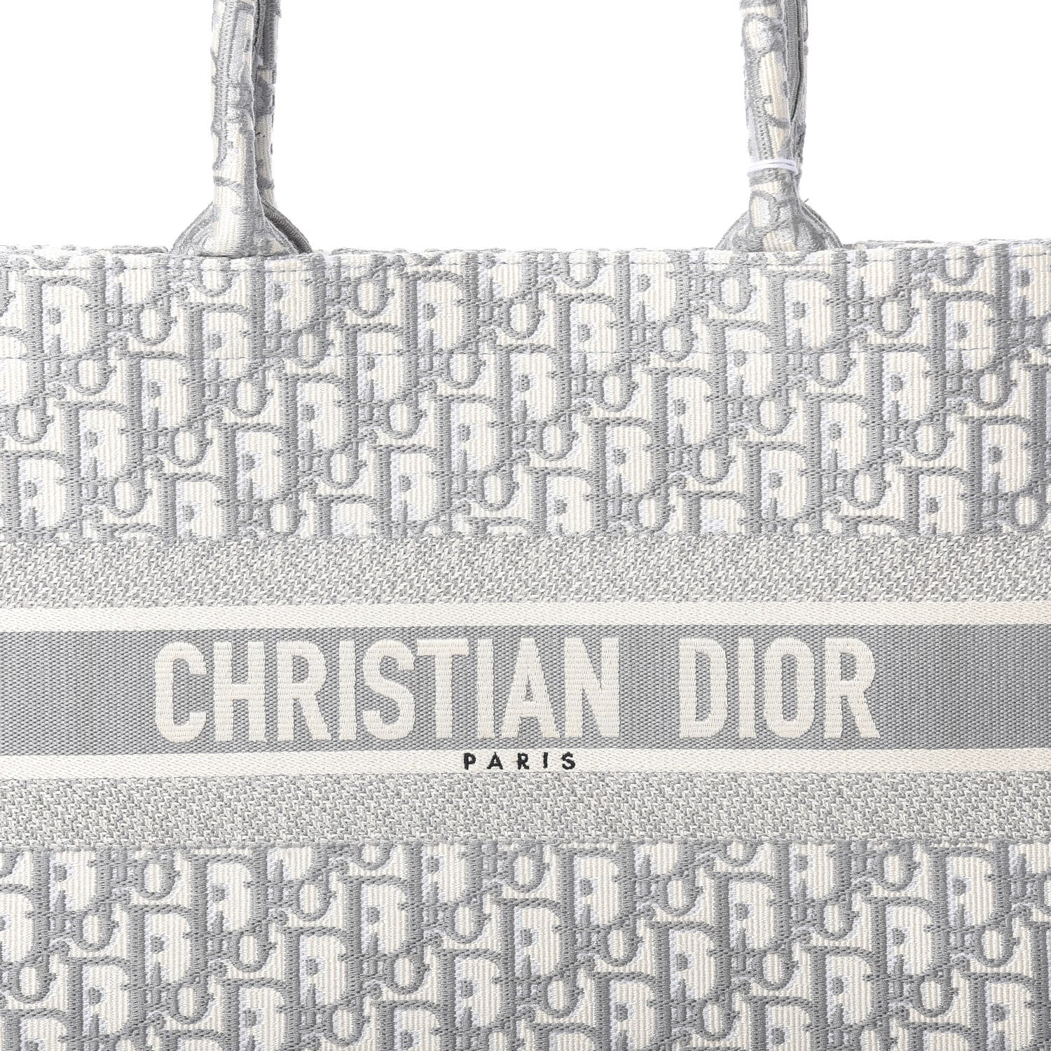 Christian Dior Oblique Medium Book Tote Grey 8 of 11