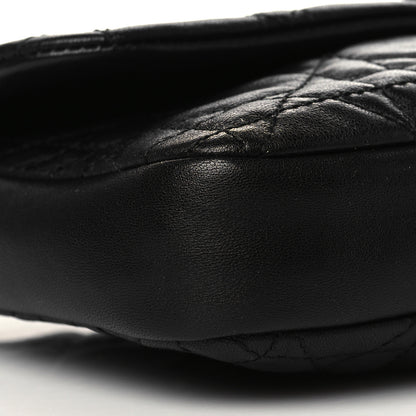 Christian Dior Lambskin Cannage New Lock Pouch Black 8 of 9