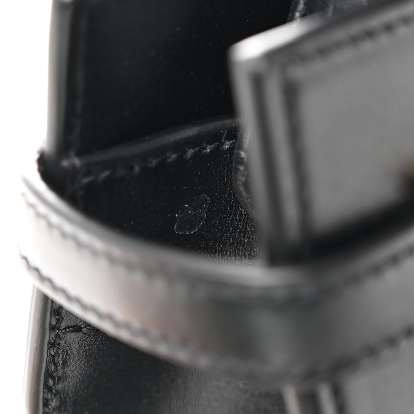 Smooth Calfskin Manhattan Nano Shopper Tote Black