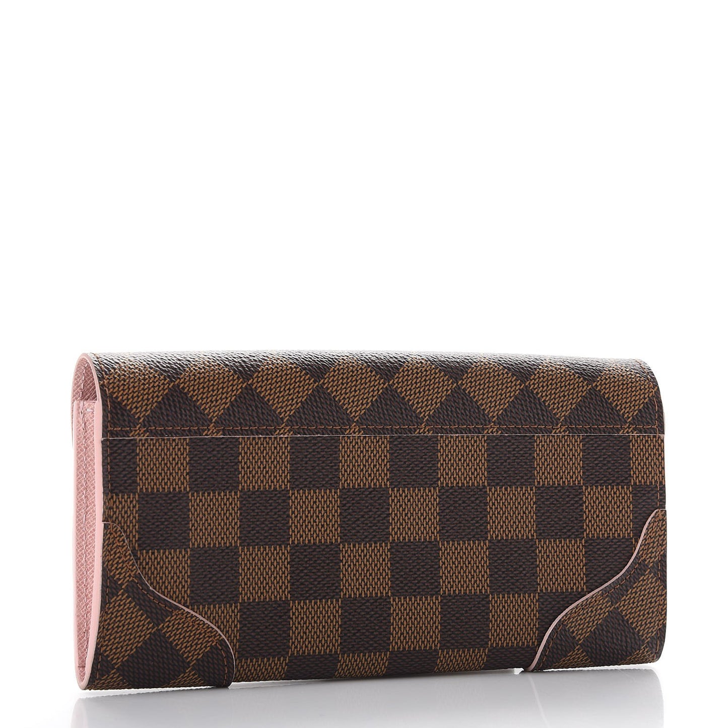 Damier Ebene Caissa Wallet Rose Ballerine