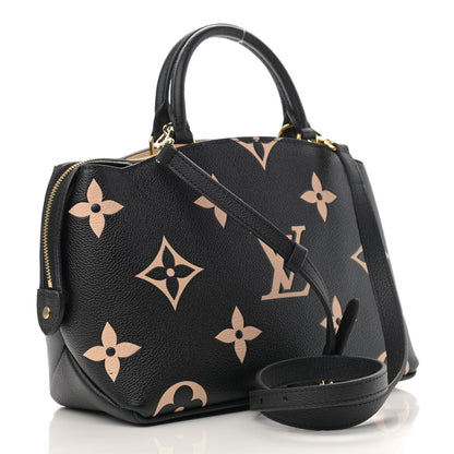 Louis Vuitton Empreinte Monogram Giant Petit Palais Black Beige 3 of 9