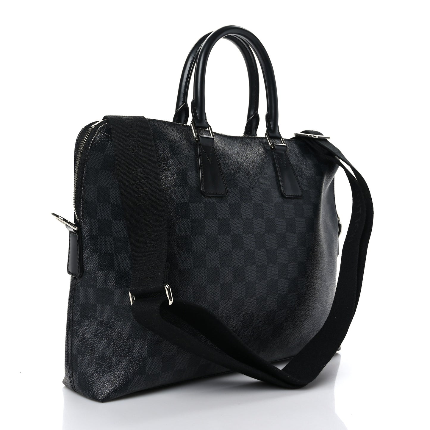 Damier Graphite Porte-Documents Jour