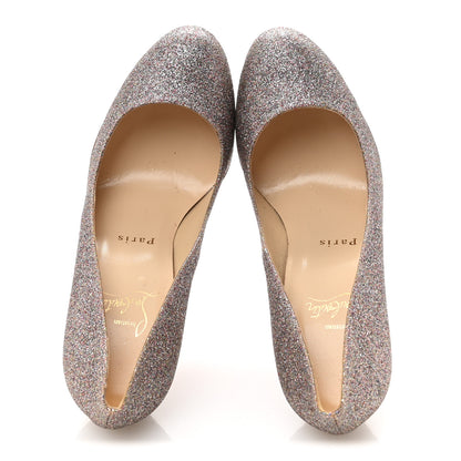 Christian Louboutin Glitter Mini Simple 85 Pumps 37  Gold 2 of 8