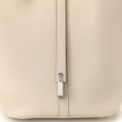 Hermes Taurillon Clemence Picotin Lock 22 MM Craie 8 of 10