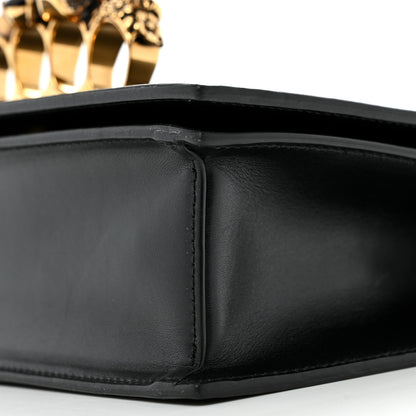 Alexander McQueen Calfskin Knuckle Crossbody Black 10 of 12