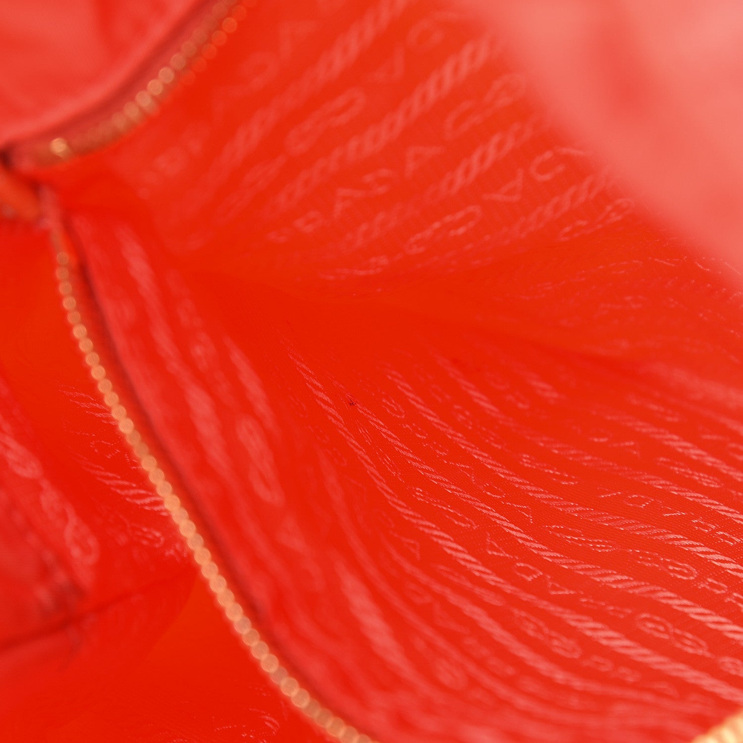 Prada Tessuto Nylon Quilted Tote Orange 12 of 19