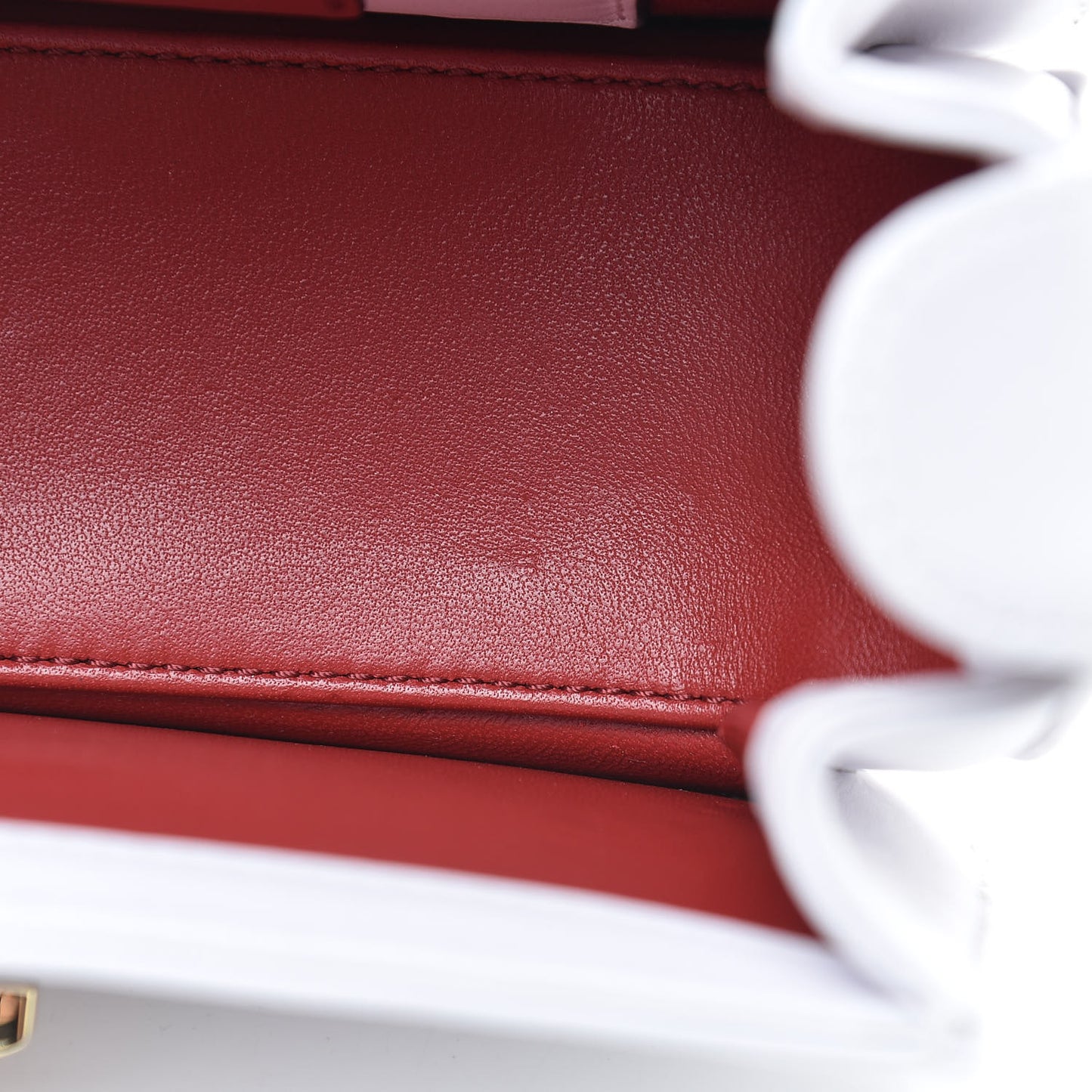 Calfskin VLTN Small Shoulder Bag White
