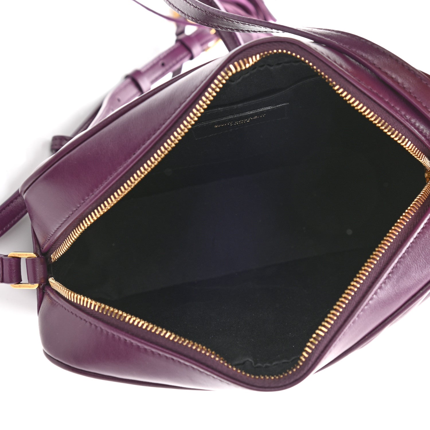 Saint Laurent Calfskin Matelasse Monogram Lou Camera Bag Purple 5 of 10