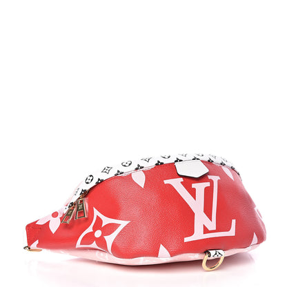 Louis Vuitton Monogram Giant Bumbag Rouge 4 of 9