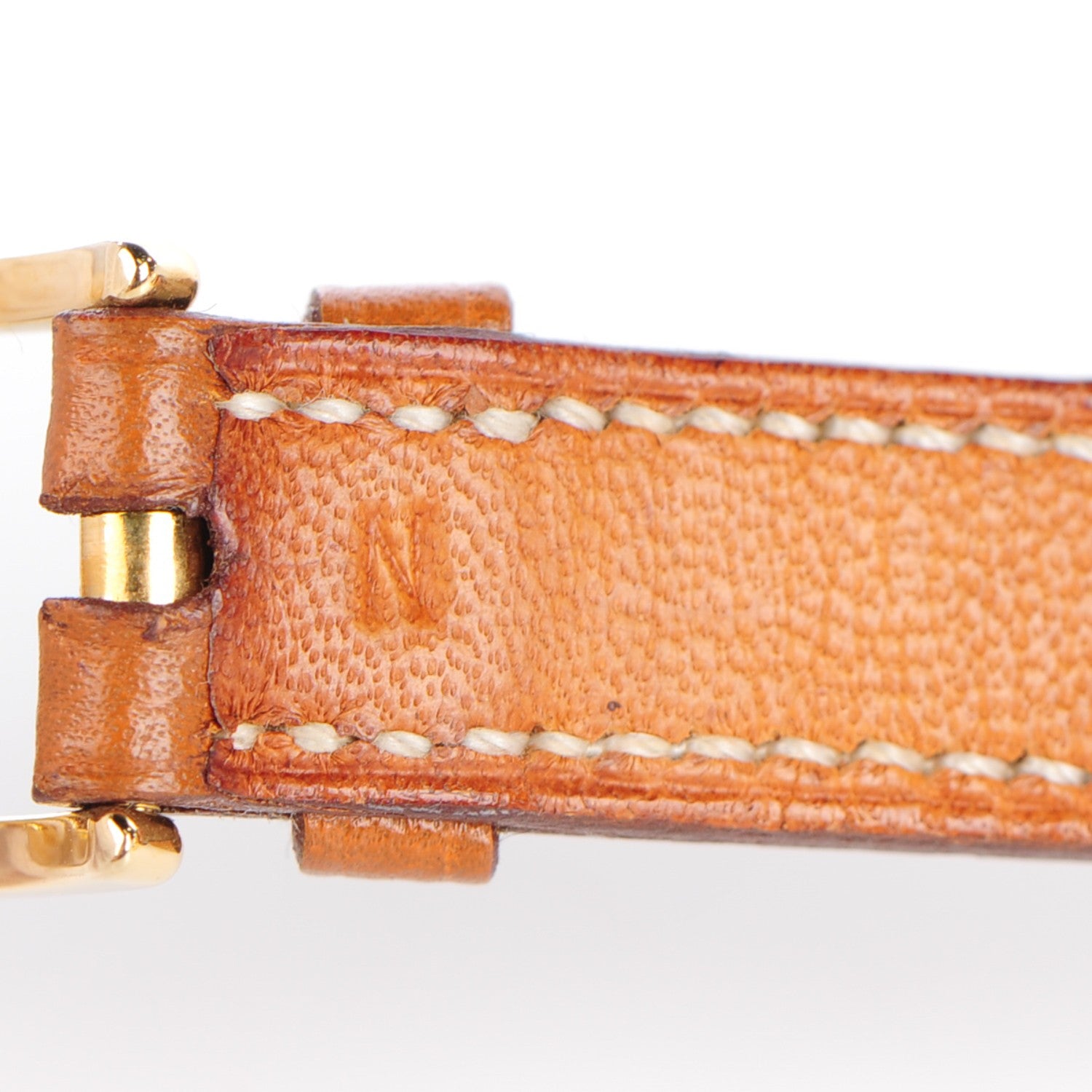 Hermes Stainless Steel Courchevel 20mm Kelly Cadena Quartz Watch Gold 5 of 6