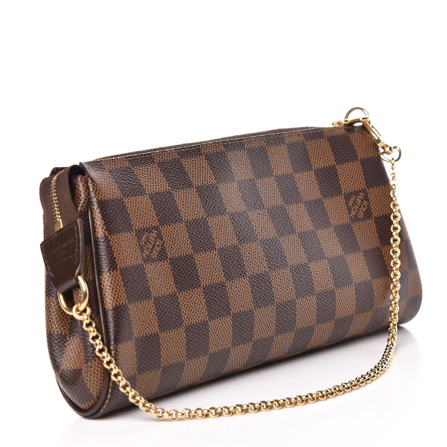 Louis Vuitton Damier Ebene Eva Clutch 3 of 10