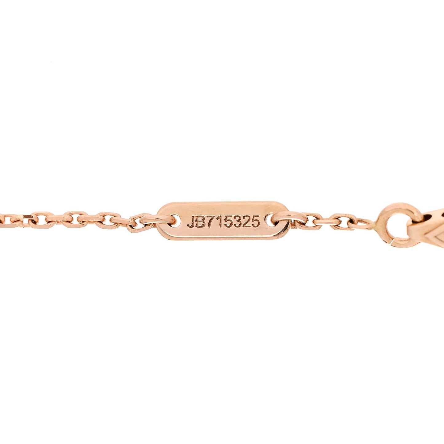 18K Rose Gold Carnelian Sweet Alhambra Bracelet