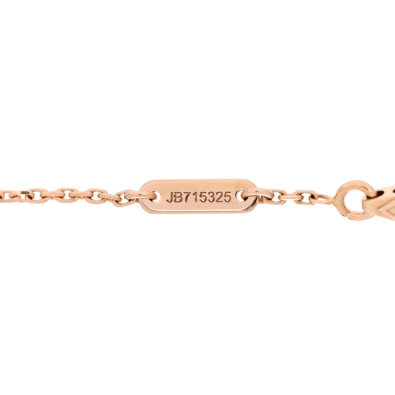 Van Cleef & Arpels 18K Rose Gold Carnelian Sweet Alhambra Bracelet 3 of 5
