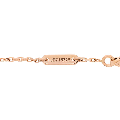 Van Cleef & Arpels 18K Rose Gold Carnelian Sweet Alhambra Bracelet 3 of 5