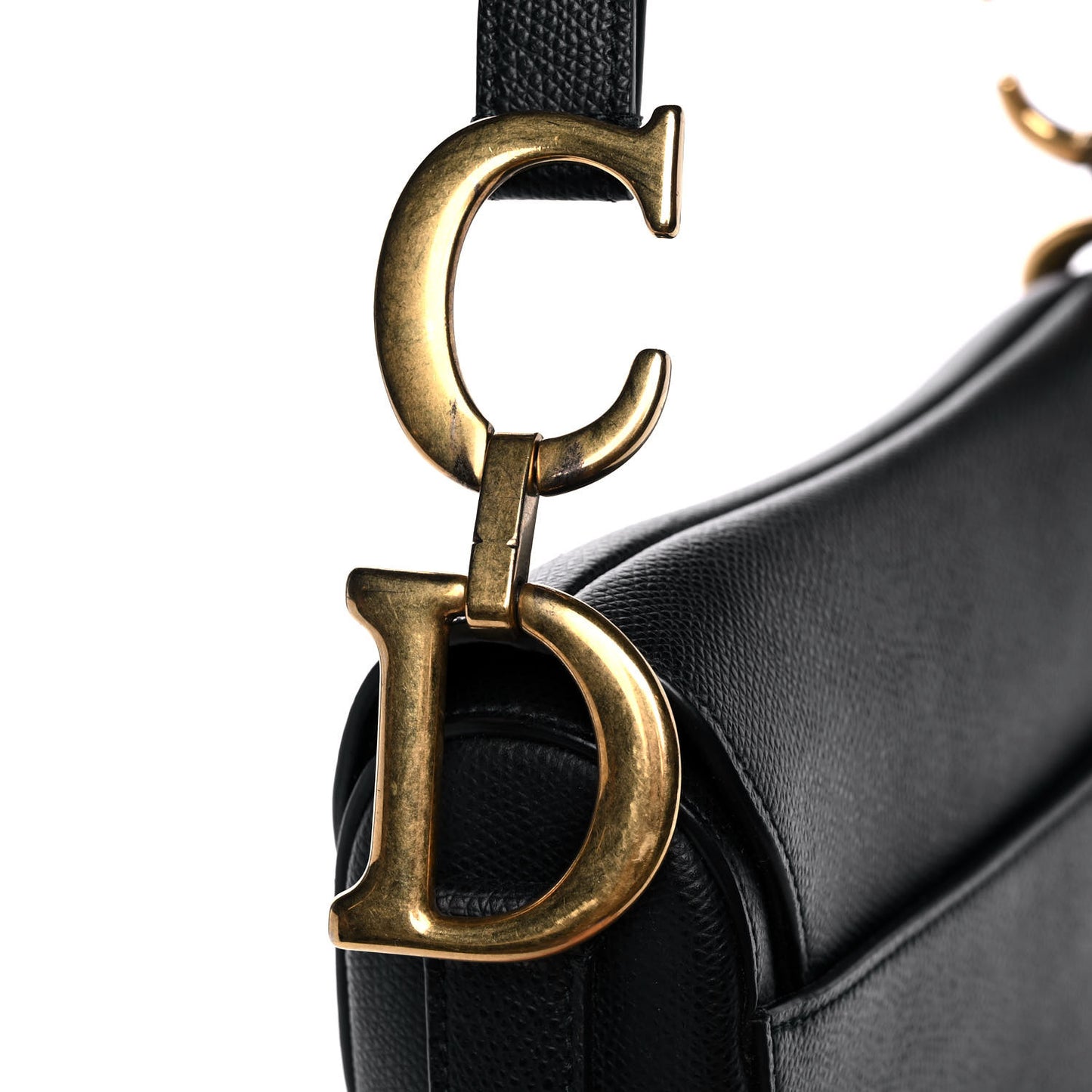 Calfskin Saddle Bag Black