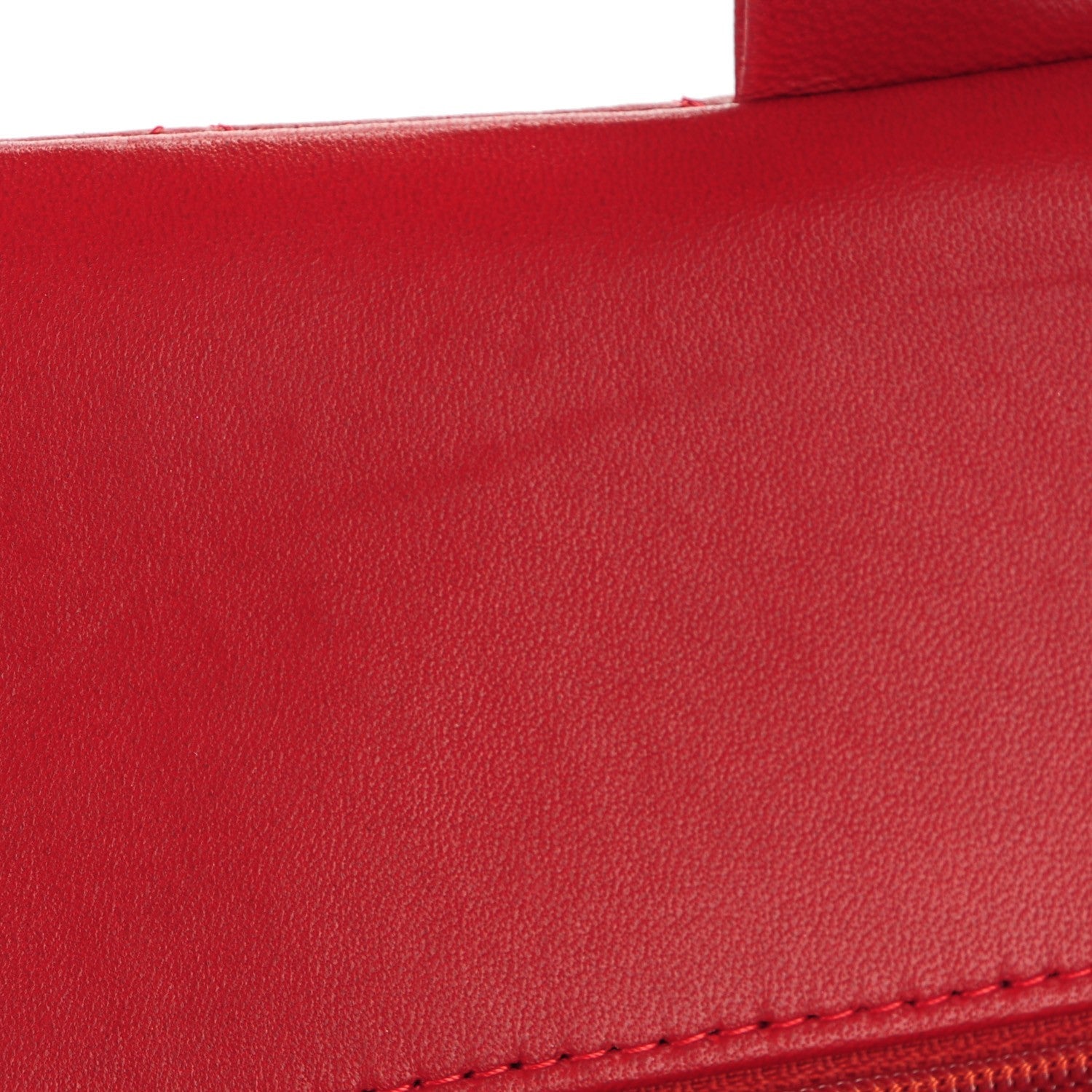 Chanel Lambskin Quilted Medium Double Flap Red 8 of 9