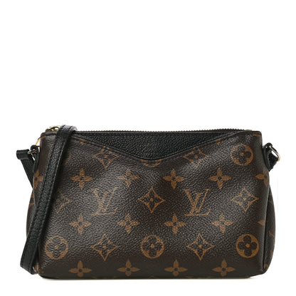 Louis Vuitton Monogram Pallas Crossbody Black 1 of 10