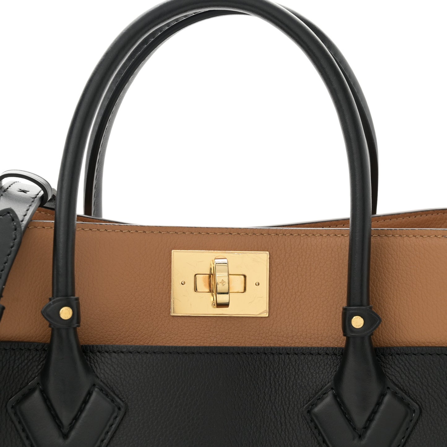 Calfskin Monogram On My Side Black